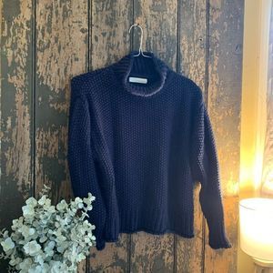 Adyson Parker Navy Knit Sweater
